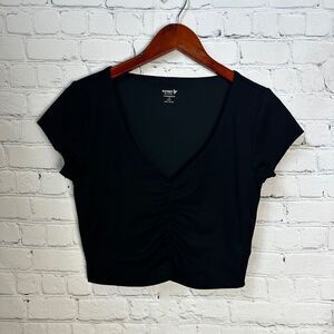 Old Navy Active Charcoal Top Medium